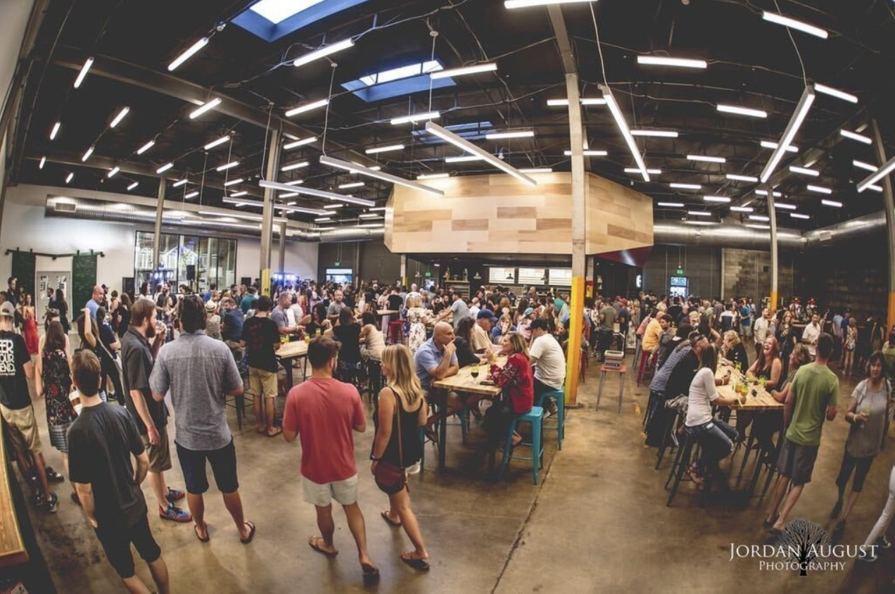 Well Crafted kitchen at Union Craft Brewing before opening night
