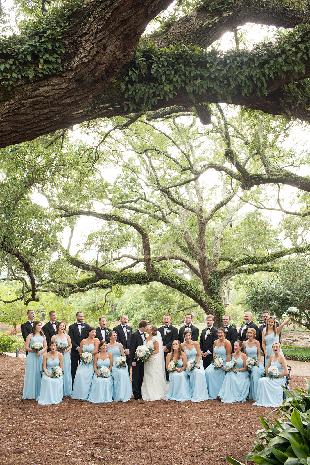 Dani and Sean on their wedding day
